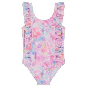 Andy & Evan White Ruffle 1 Piece Swimsuit